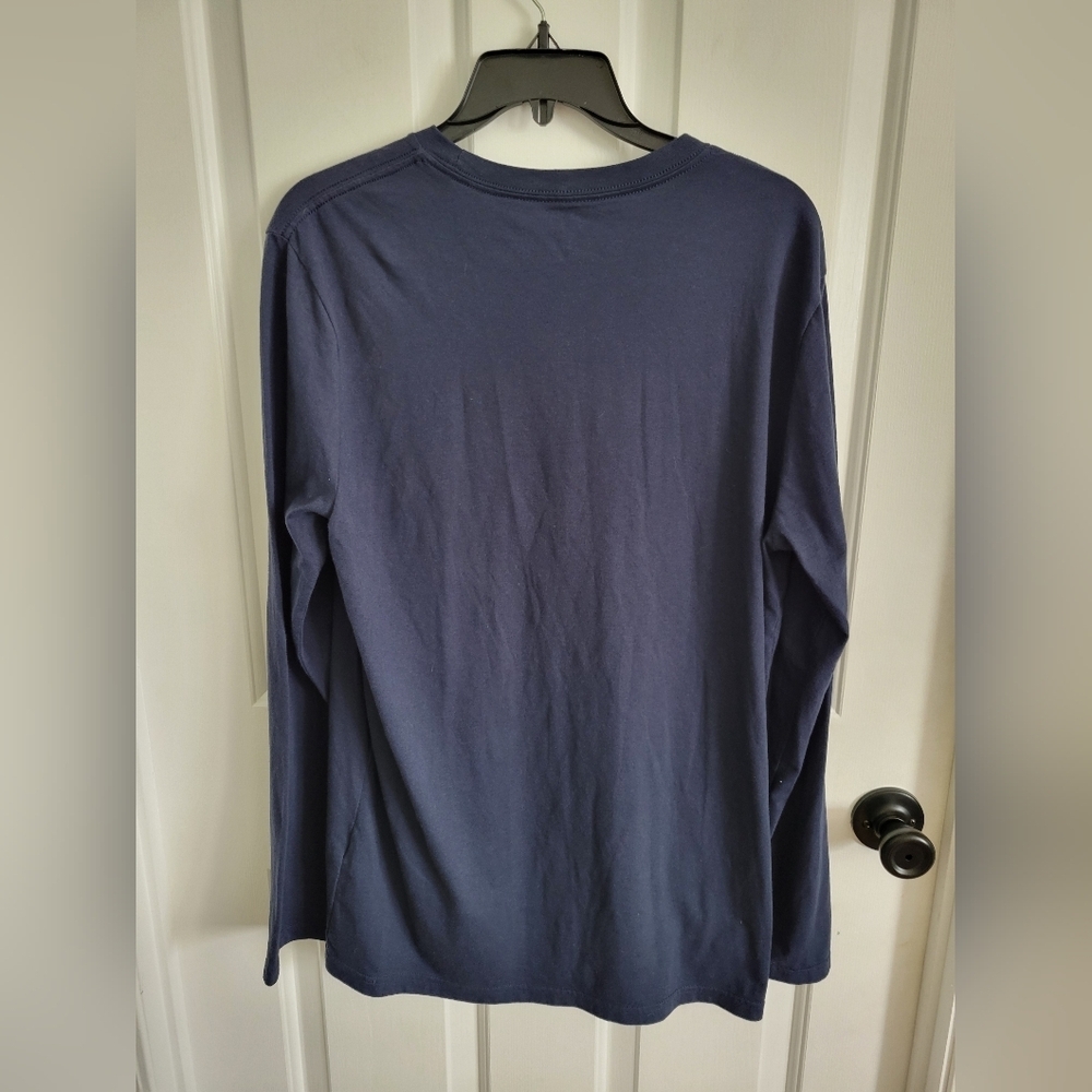 Oakley Mens Mark II Tee Long Sleeve T-Shirt Navvy Blue Fathom Size Medium - Picture 4 of 4